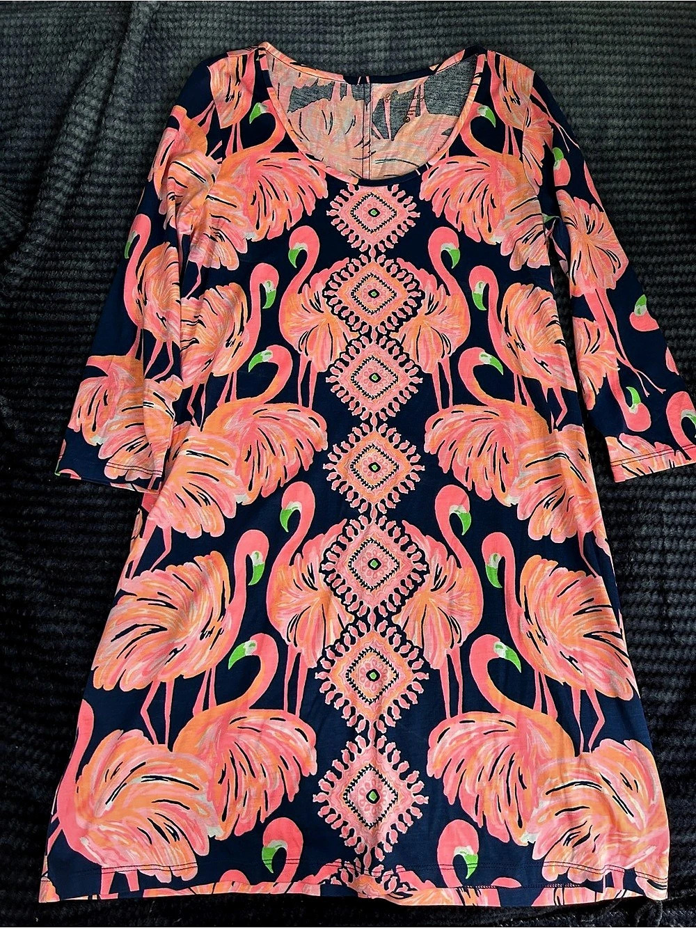 O'Neill Floral Mini Dress in Blue & Pink Size Medium